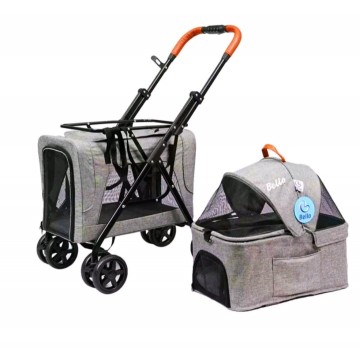 Rubeku Pet Stroller (LD03F) Grey